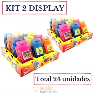 Kit 24 Telefone Brinquedo Com Balinha Celular Lembrancinha Aniversario Docinhos Coloridos