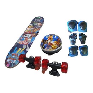 Skate Patrulha Canina Infantil Kit Completo | Shopee Brasil