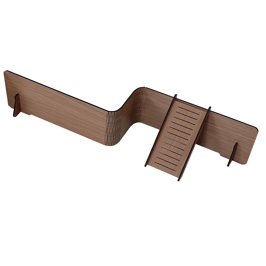 Divisória Muro Contenção Sanfonado Pequeno com Escada para Terrário para Roedores Hamster Gerbil Topolino em Oferta na Shopee