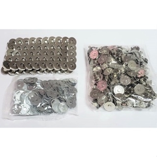 Kit 30 Und Botão Imã Magnético Fecho Para Bolsas Carteiras, Mochila Niquelado 18mm em Oferta na Shopee