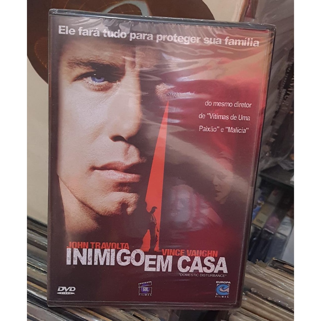 DVD Inimigo em casa - John Travolta ! (Lacrado) DUBLADO!