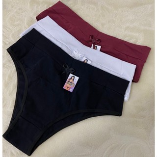 Kit 3 Calçola Cotton Conforto Cintura Alta Algodão Senhora Pos Parto