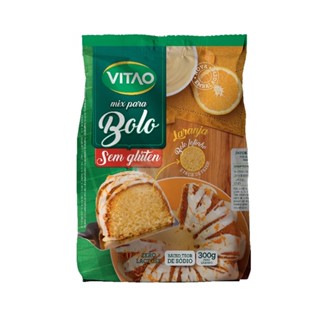 Mistura para Bolo de Laranja Sem Glúten 300g - Vitao