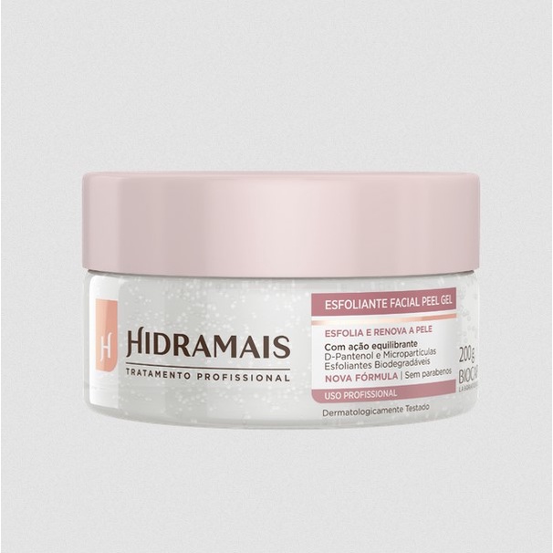 Esfoliante Facial Hidramais Gel renovador celular peeling suave refina a pele em Oferta na Shopee