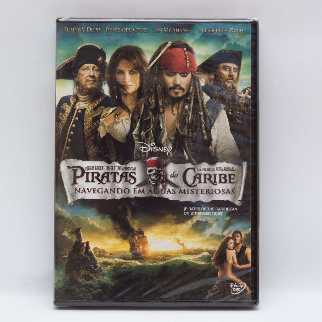 Piratas Do Caribe Navegando Em Águas Misteriosas Disney Dvd Original Dublado E Legendado 3258