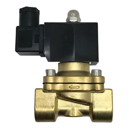 Válvula Solenoide 2/2 Vias NF Rosca 1/2 Bobina 12 VCC