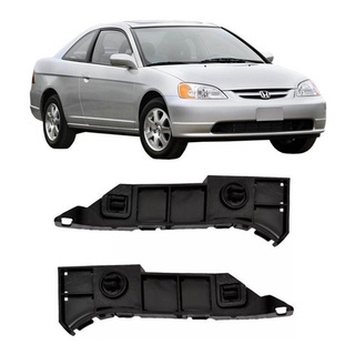 Par Guia Para-choque Dianteiro Honda Civic 2004 a 2006