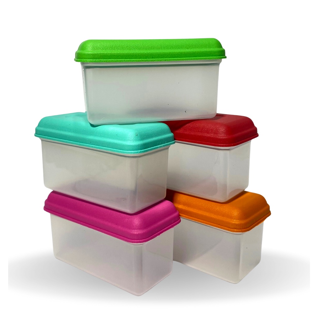 Kit 5 Forma Molde Plastico Sabão Caseiro Barra 200ml C/ Tampa Sabonete Artesanal Mini Container