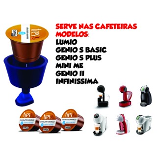 Adaptador para Cápsulas 3 Corações para Cafeteira Dolce Gusto **** LEIA A DESCRIÇÃO ABAIXO ANTES DE COMPRAR****