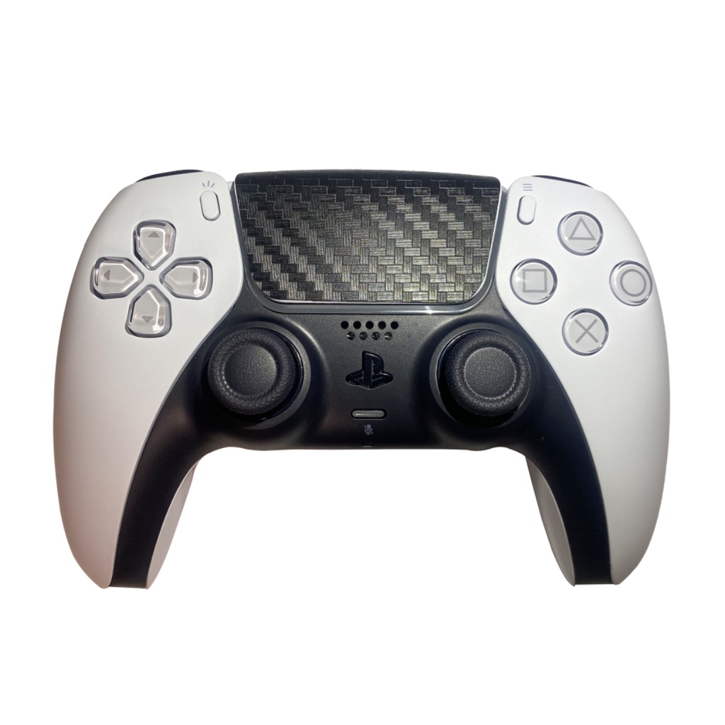 2 Adesivos Skin Touchpad Compatível Cont. Ps5 Carbono Preto em Oferta na Shopee