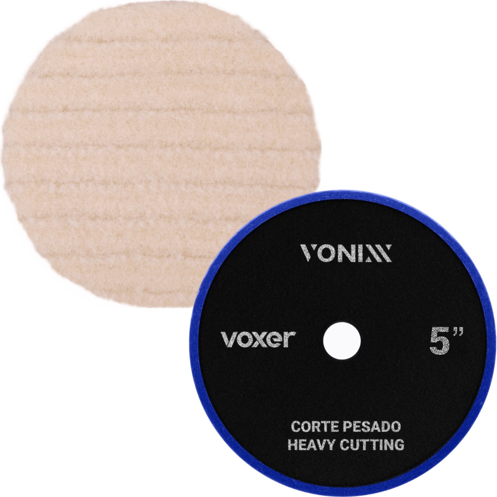 Boina de Lã Polimento para Corte Pesado Vonixx 5 Polegadas - Spare Parts and Accessories for Vehicles