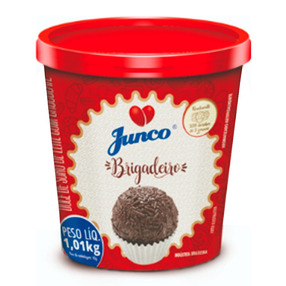 Brigadeiro pote de 1,01kg Junco em Oferta na Shopee