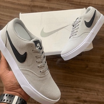 Tênis Nike SB Chron 2 Canvas - Preto+Branco masculino femenino e infantil