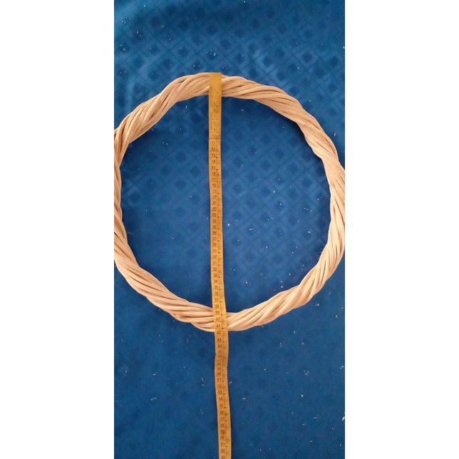 Base para guirlanda / fibra natural / 40 cm diâmetro