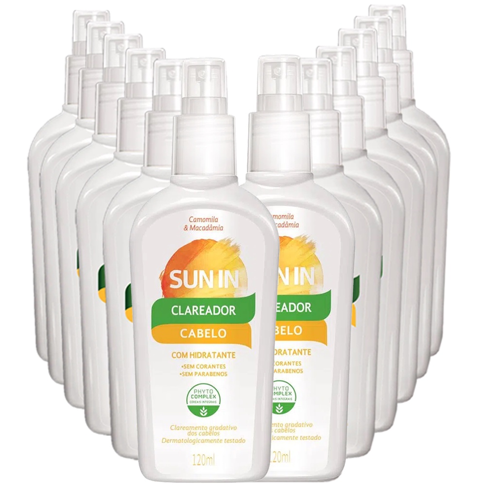 Phytoervas Kit Sun In Clareador de Cabelos - 12 unidades | Shopee Brasil