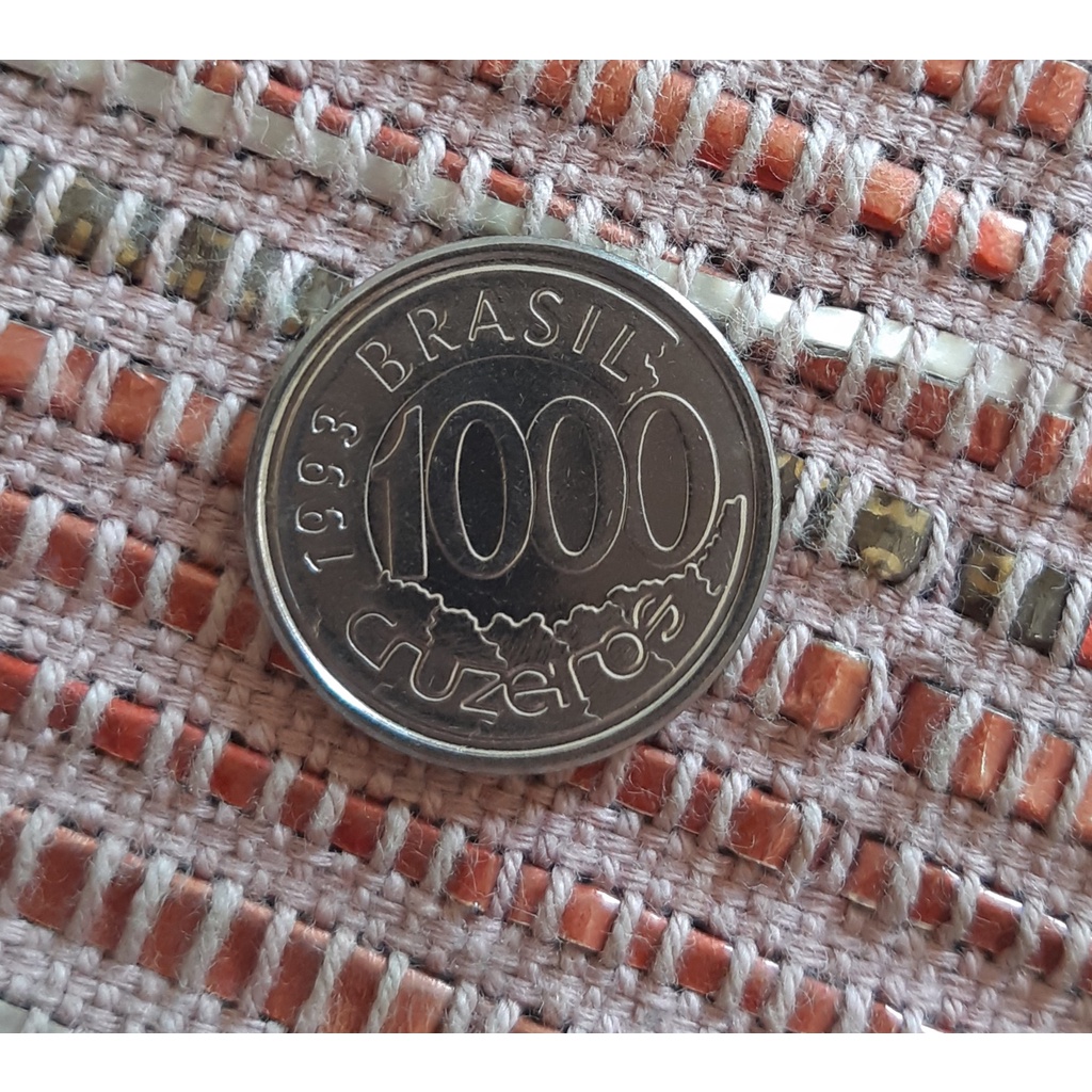 Moeda 1000 Cruzeiros Reais - 1993 - Antiga - Coleção