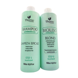 Kit Bioliso Blond 500ml Realinhamento Térmico Selagem Do Fio BioLiso Progressiva Original