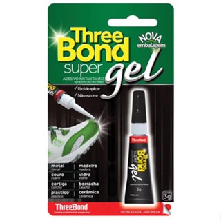 Cola Three Bond Super Gel 3gr kit c/03 unidades