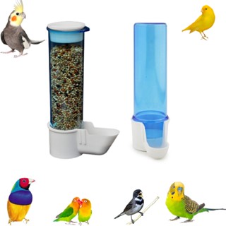 Kit Malha Larga 1 Comedouro 120ml + 1 Bebedouro 100ml Aves Pássaros Em Geral Canario Periquito