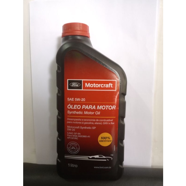 ÓLEO MOTORCRAFT 5W20 - ORIGINAL FORD 1 LITRO