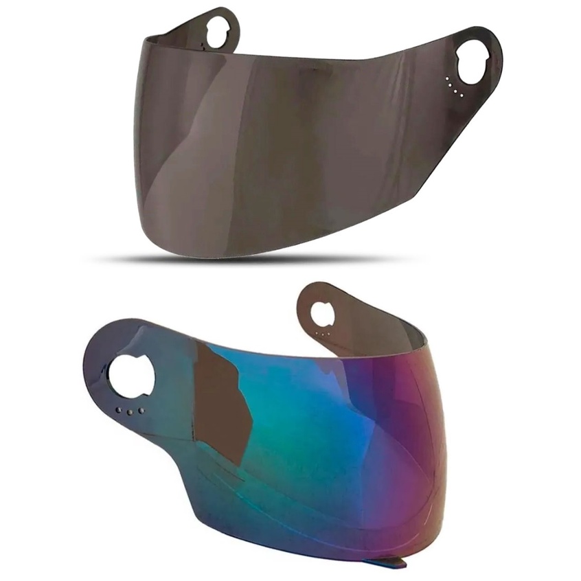 Par Viseiras Capacete Pro Tork / 788 G8 Camaleão e Fumê 2.2 Antirrisco em Oferta na Shopee
