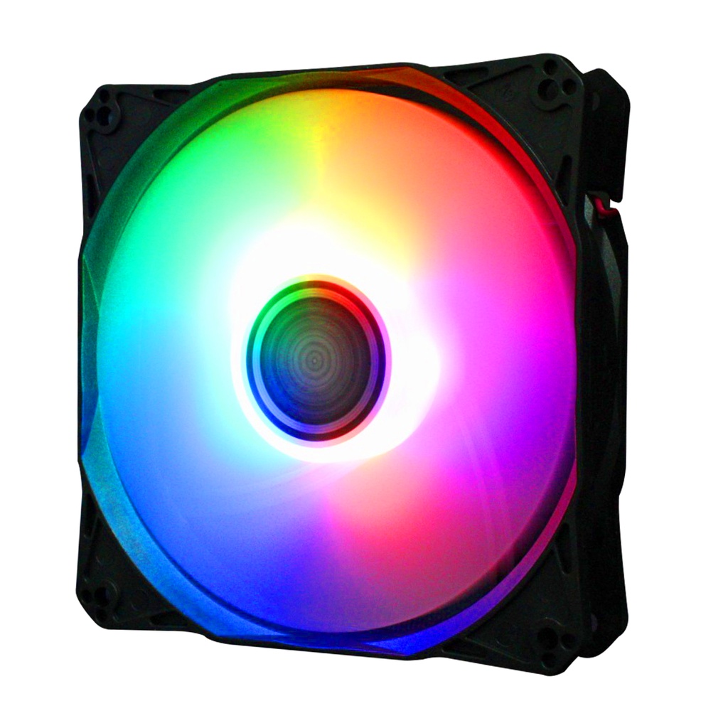 Cooler Fan Colorido Com led Rgb 140mm Para Gabinete Ventilador