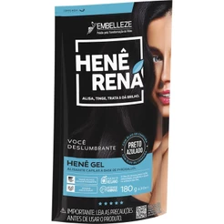 Alisante Embelleze Henê Rená Preto Azulado 180g