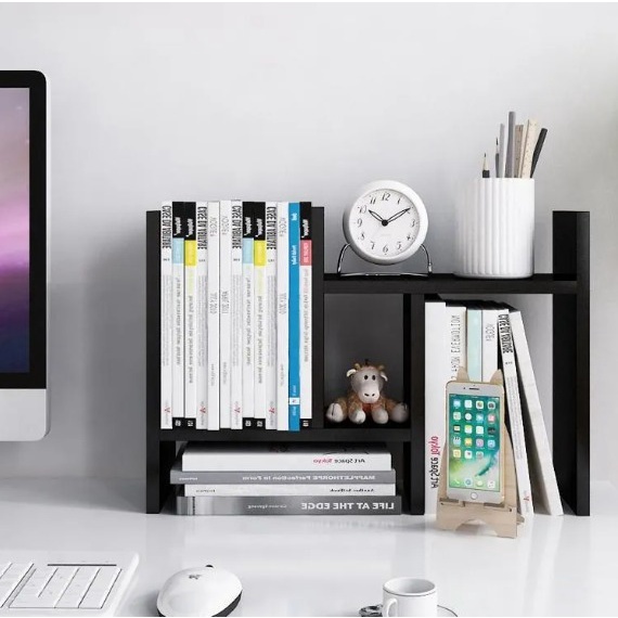 Nicho Organizador Ajustável de mesa livros home Office Escritorio (17)