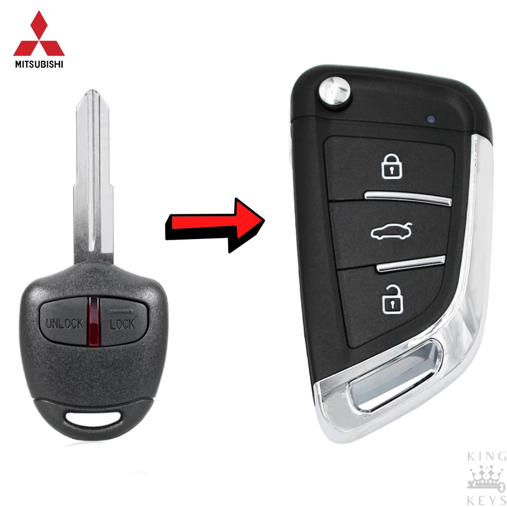 Chave Canivete Completa Mitsubishi Pajero Full Dakkar Asx