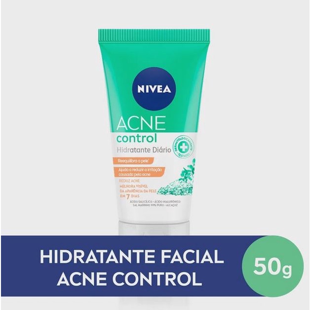 Creme hidratante nivea acne pele oleosa 50g | Shopee Brasil