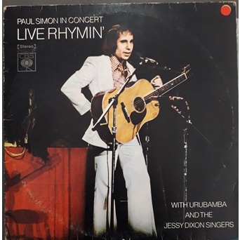 LP Paul Simon With Urubamba And The Jessy Dixon Singers – Paul Simon In Concert Live Rhymin
