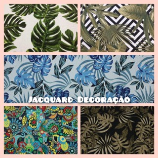 1 metro de tecido jacquard decoração - 1mt comp. x 1,50mt larg.