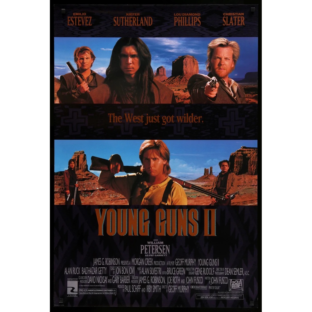 Jovem Demais Para Morrer (1990) (Young Guns 2) Emilio Estevez e Kiefer Sutherland - Dublagem Clássica