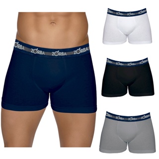 Kit 2 Cuecas Zorba Boxer 702 100% Algodao Max Plus Size ML em Oferta na Shopee