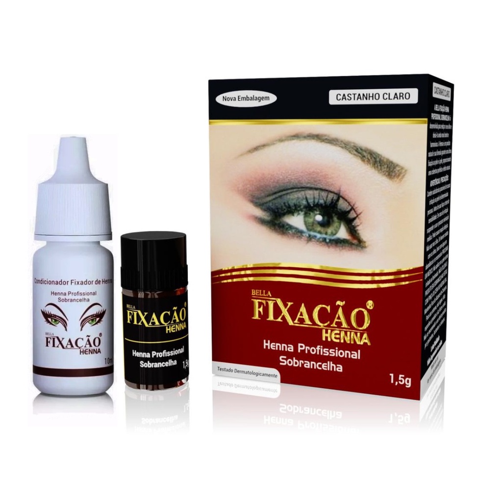 Henna para sobrancelhas Bella Fixação 1,5g em Oferta na Shopee