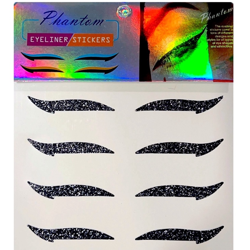 Kit 4 pares delineador adesivo reutilizável original em Oferta na Shopee