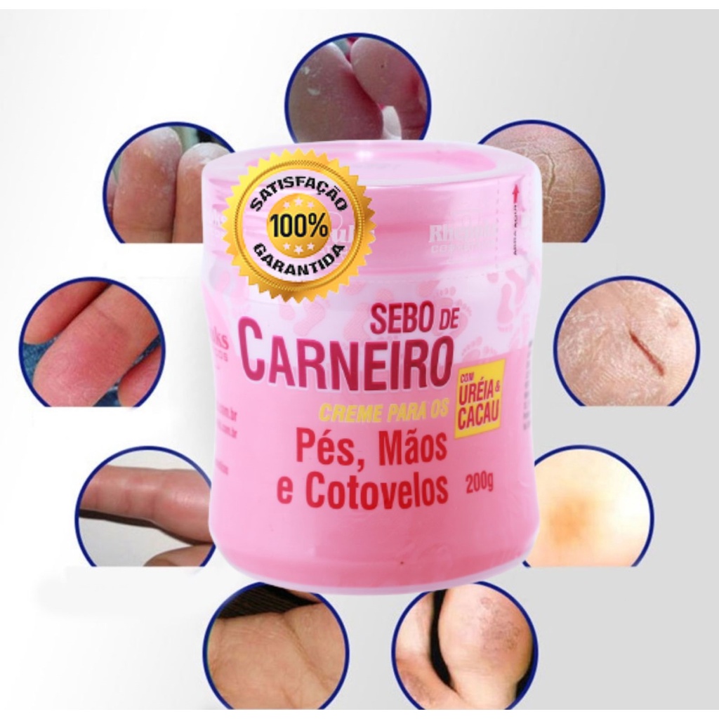 Creme de reparo calcanhar rachado anti-ressecamento hidratante tratamento de rachaduras para os pés e cuidados das mãos O Melhor do Brasil