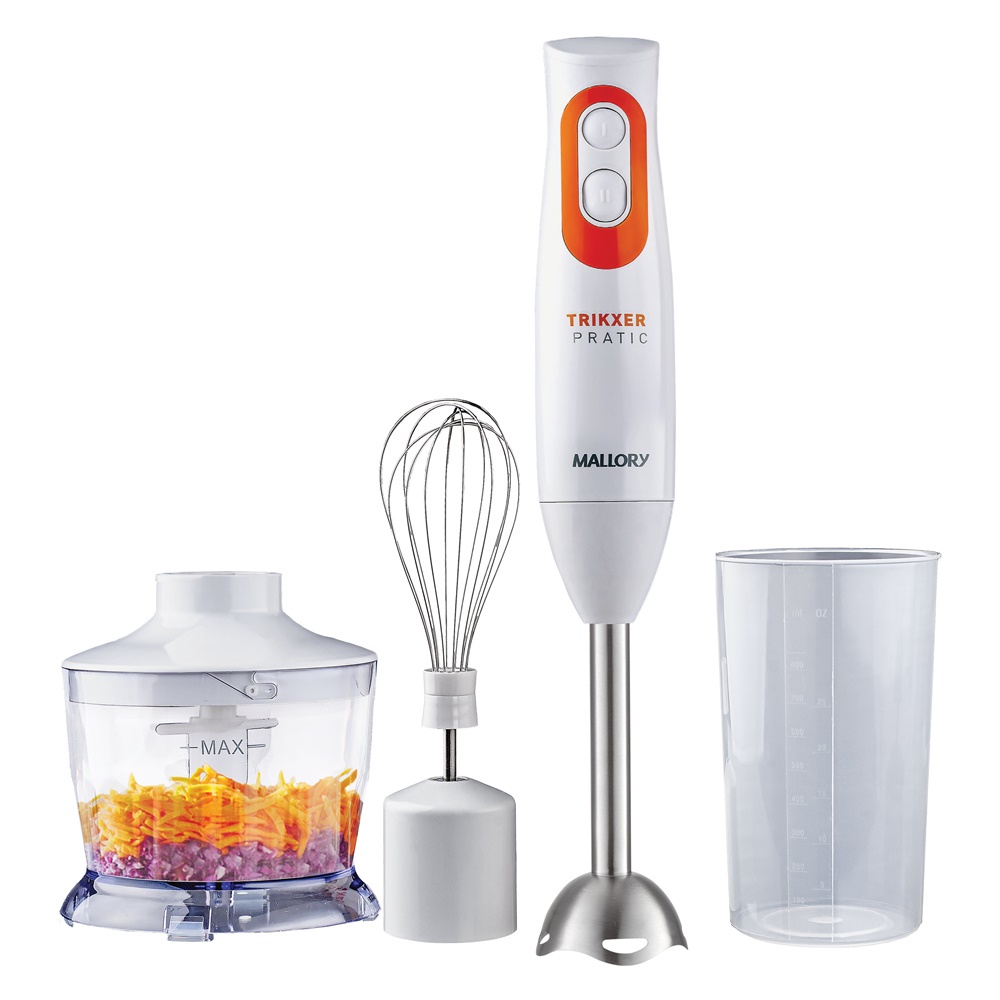 Mixer E Processador 3 Em 1 Mallory Trikxer 500w Inox
