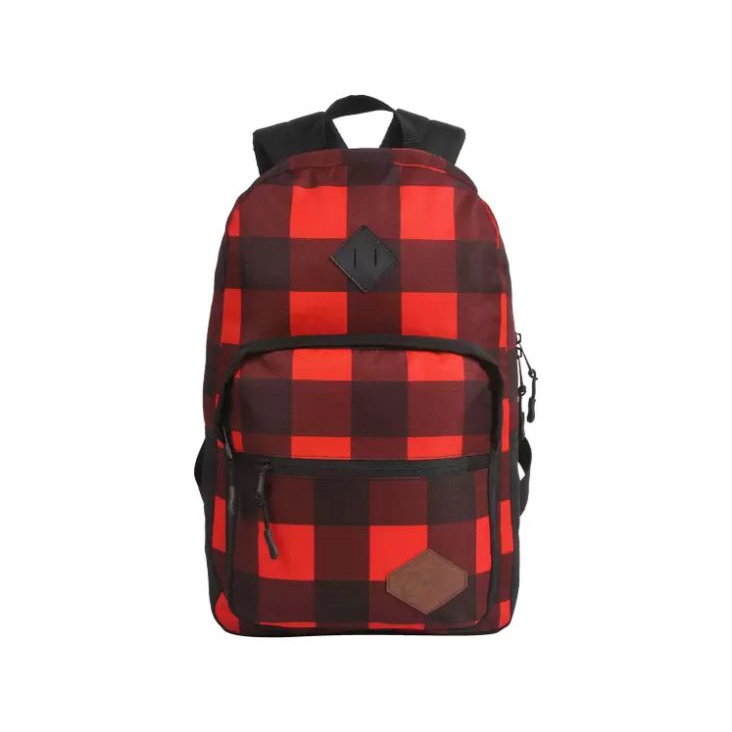 Mochila Escolar Dermiwil Juvenil Vermelha Reforçada Unissex Grande Para Notebook Cadernos Faculdade Viagem