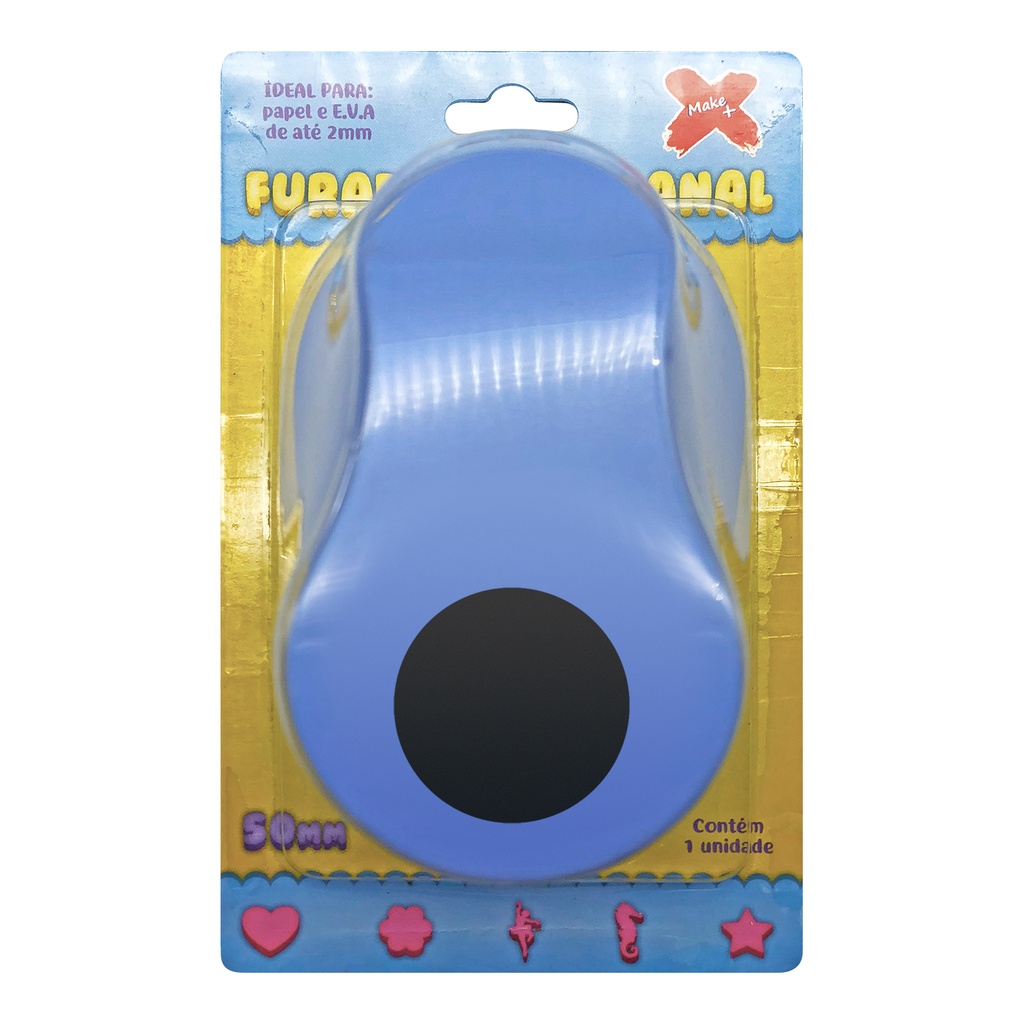 Furador Cortador Papel E Eva - Círculo - 50mm em Oferta na Shopee
