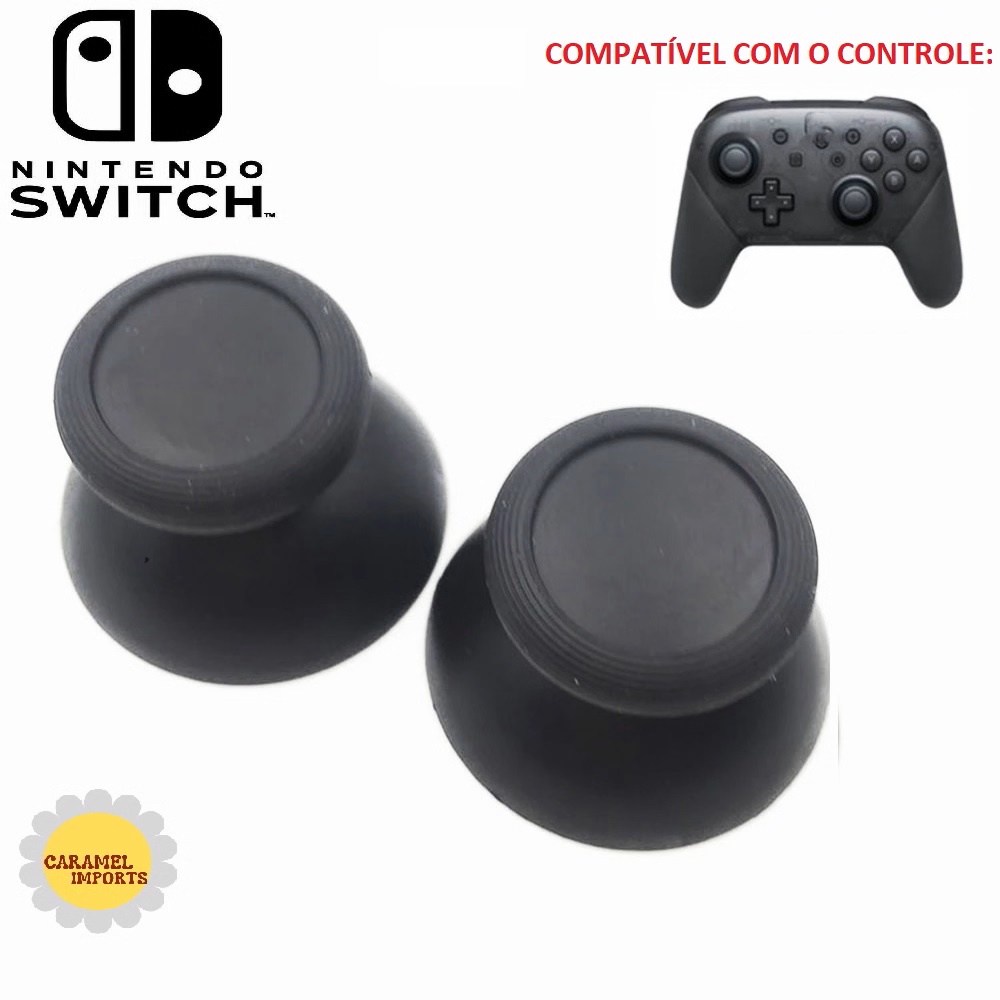 Botão Capa Analógico Controle Nintendo Switch Pro / 8bitdo sn30 ...