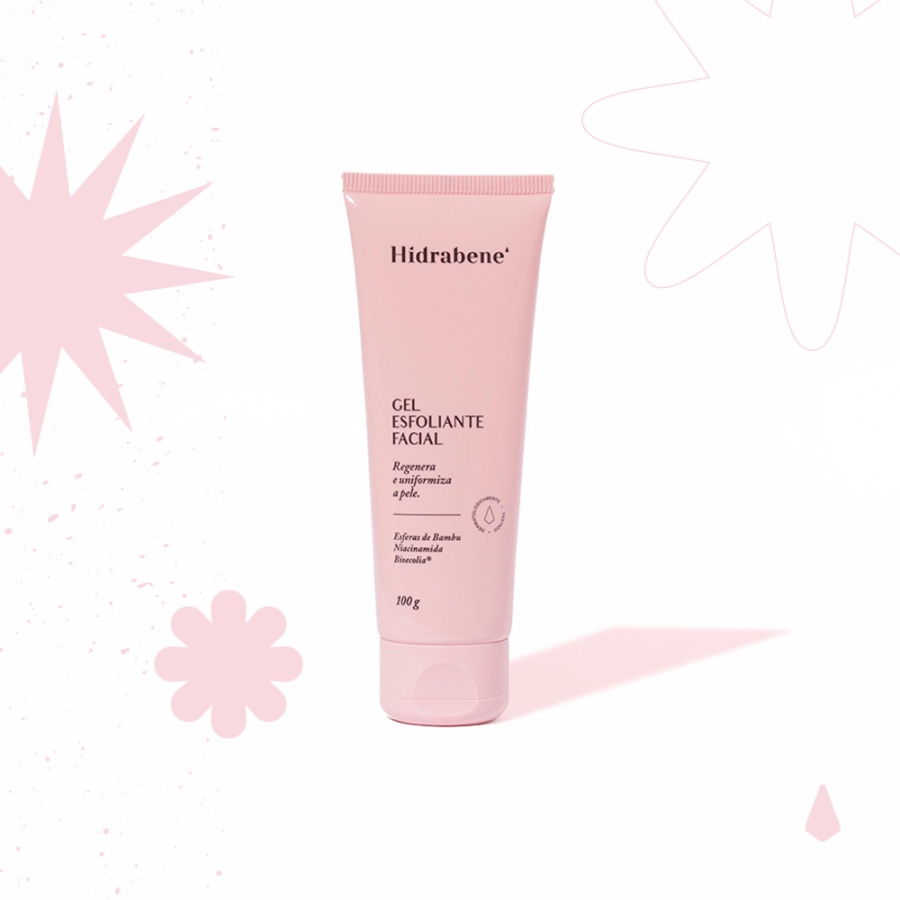Gel Esfoliante Hidrabene Facial  Uniformizador Da Pele Vegano 100g