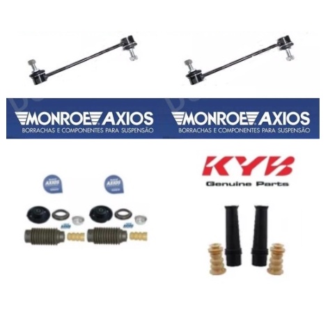 Kit Amortecedor dianteiro e traseiro C4 Pallas + bieletas Original