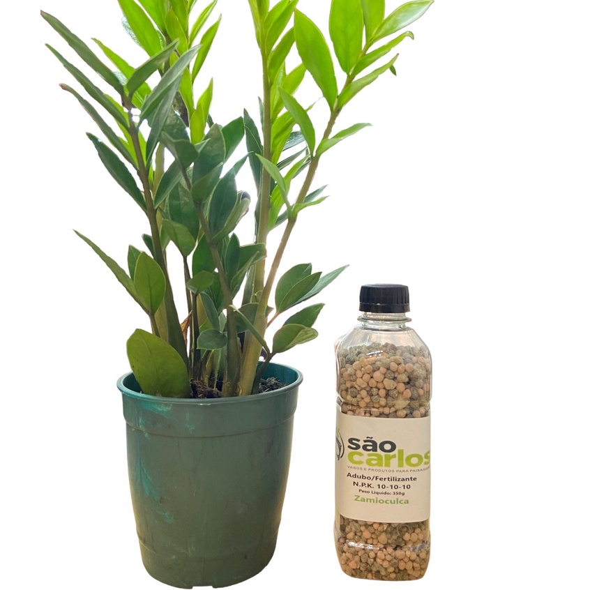 Fertilizante Adubo para Zamioculca NPK 10-10.10 - Embalagem Pet com 350g
