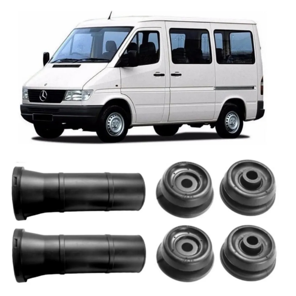 Kit Calço Coxim Amortecedor Dianteiro Sprinter 310 312