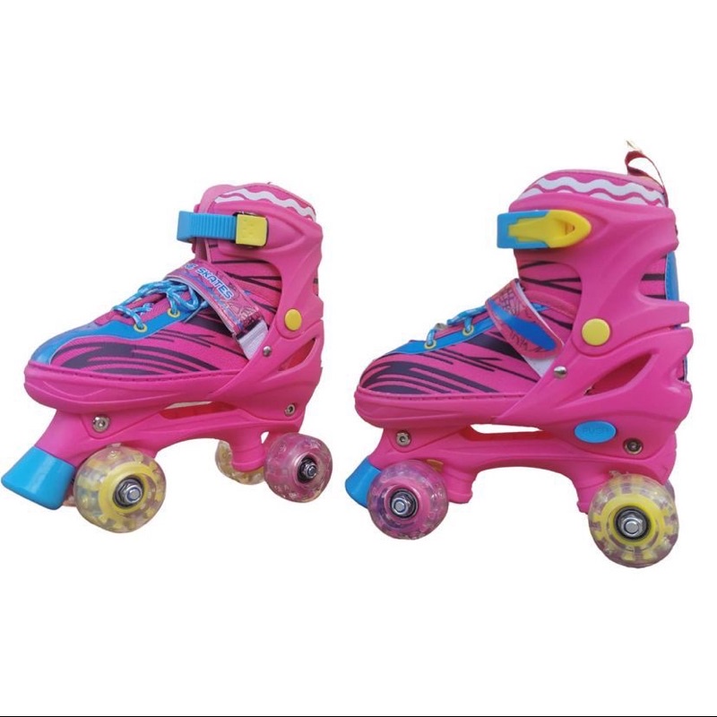 PATINS INFANTIL 4 RODAS ROSA