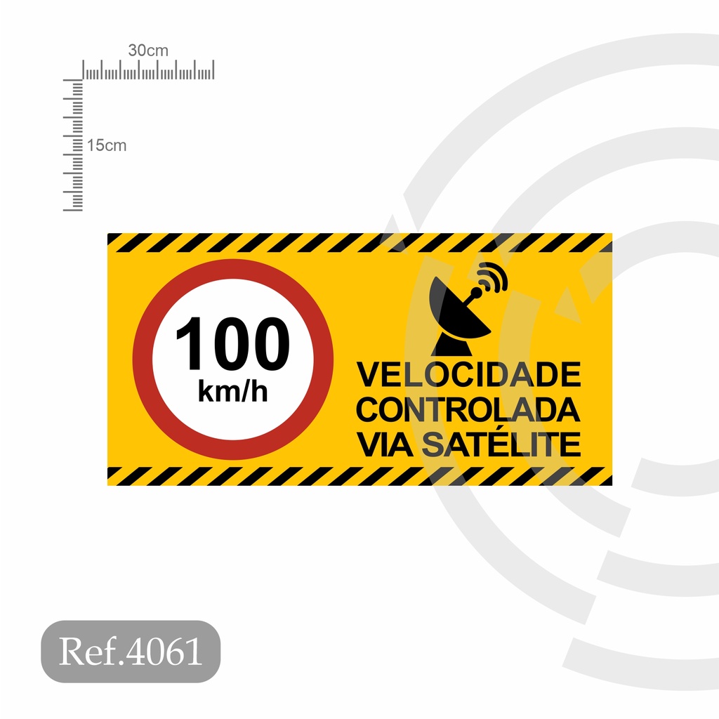 2 - Adesivos para Caminhão - Velocidade Controlada por Satélite