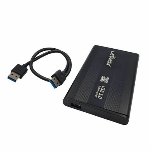 Case hd externo usb 3 0 sata 2 5 notebook pc xbox one ps4 escorrega o