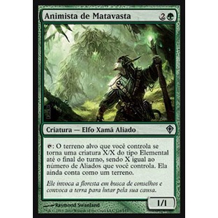 Animista de Matavasta (Elfo / Xama / Elemental) - Magic The Gathering