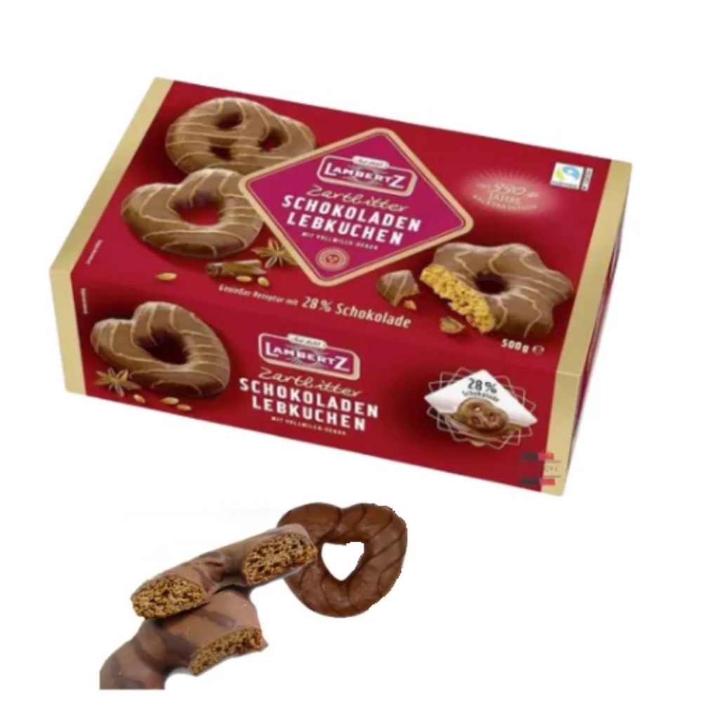 Pão De Mel Chocolate Alemão Schokoladen Lebkuchen 500g